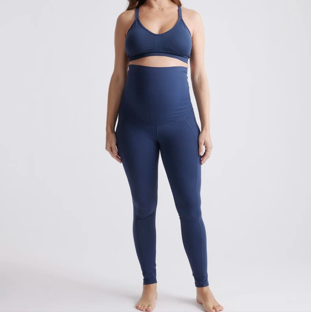Quince maternity leggings